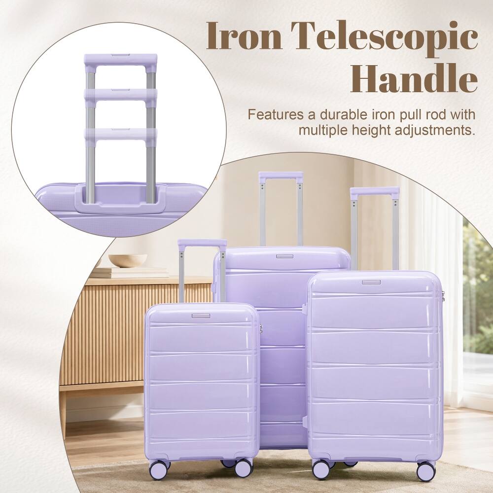 Iron Telescopic Handle  
Features a durable iron pull rod with multiple height adjustments.