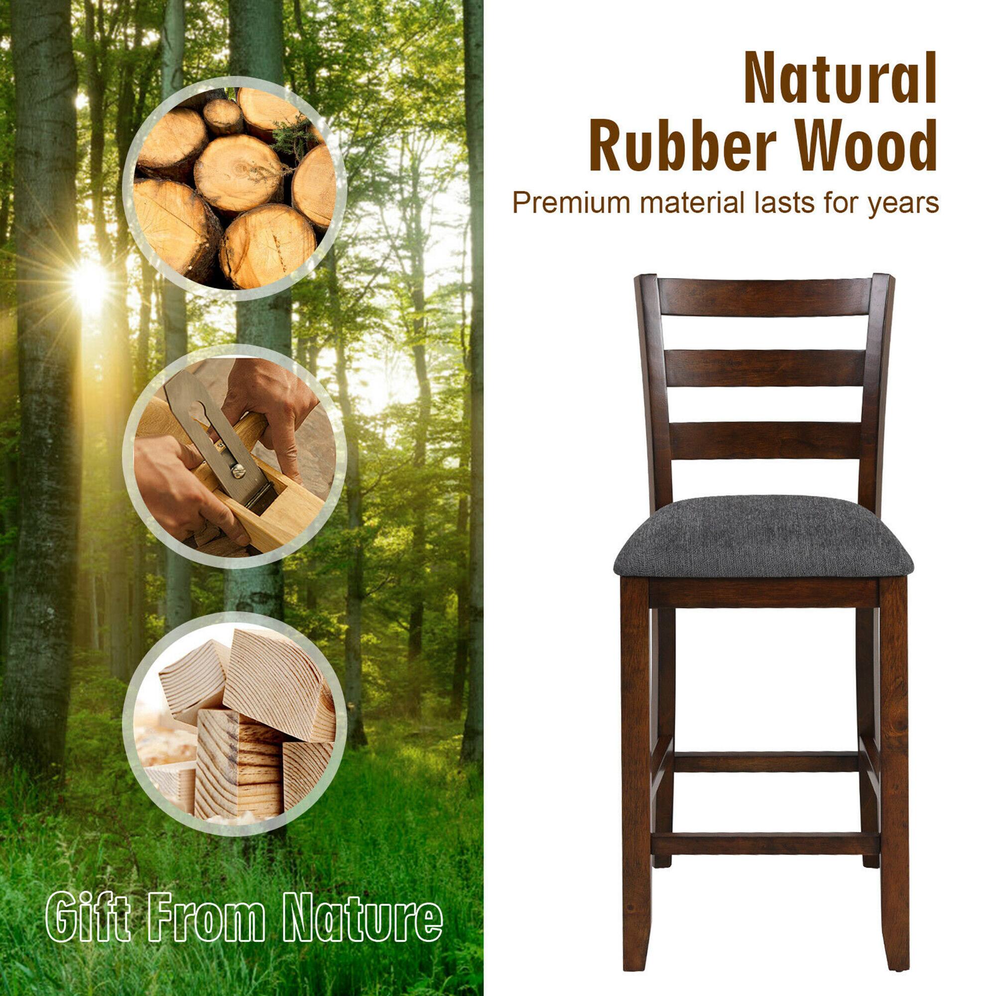 Natural Rubber Wood, Premium material lasts for years, Gift From Nature