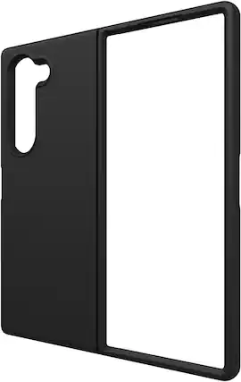 Front. ZAGG - Zagg Bridgetown Snap Magnetic Black Case - Samsung Galaxy Z Fold6 - Black.