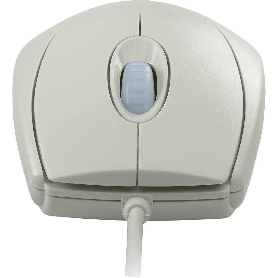 Alt View 4. CHERRY - CHERRY WHEEL MOUSE - Optical - USB - 3 x Button - Light Gray.