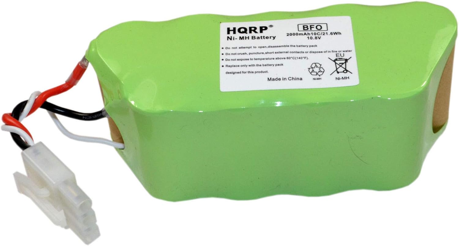 HQRP BFO 2000mAh 10C/21.6Wh Ni-MH Battery 10.8V

- Do not disassemble the battery pack
- Do not attempt to open or dispose of in fire or water
- Do not short external contacts or dispose of
- Do not crush or puncture
- Do not expose to temperature above 60°C (140°F)
- Replace only with the battery pack designed for this product
- Made in China

Ni-MH