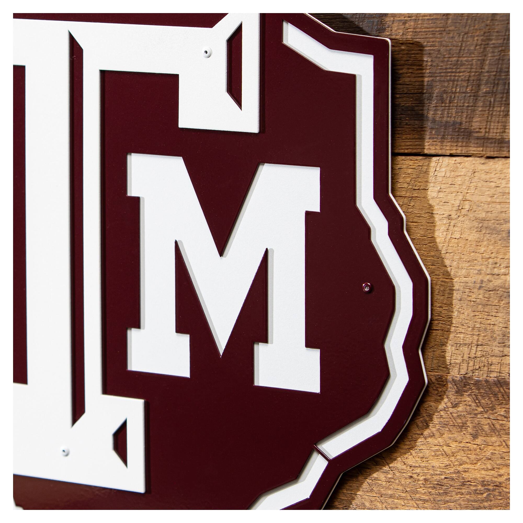 Alt View 2. Evergreen Enterprises - Texas A&M Aggies 23" Layered Metal Wall Art Sign - Multicolor.