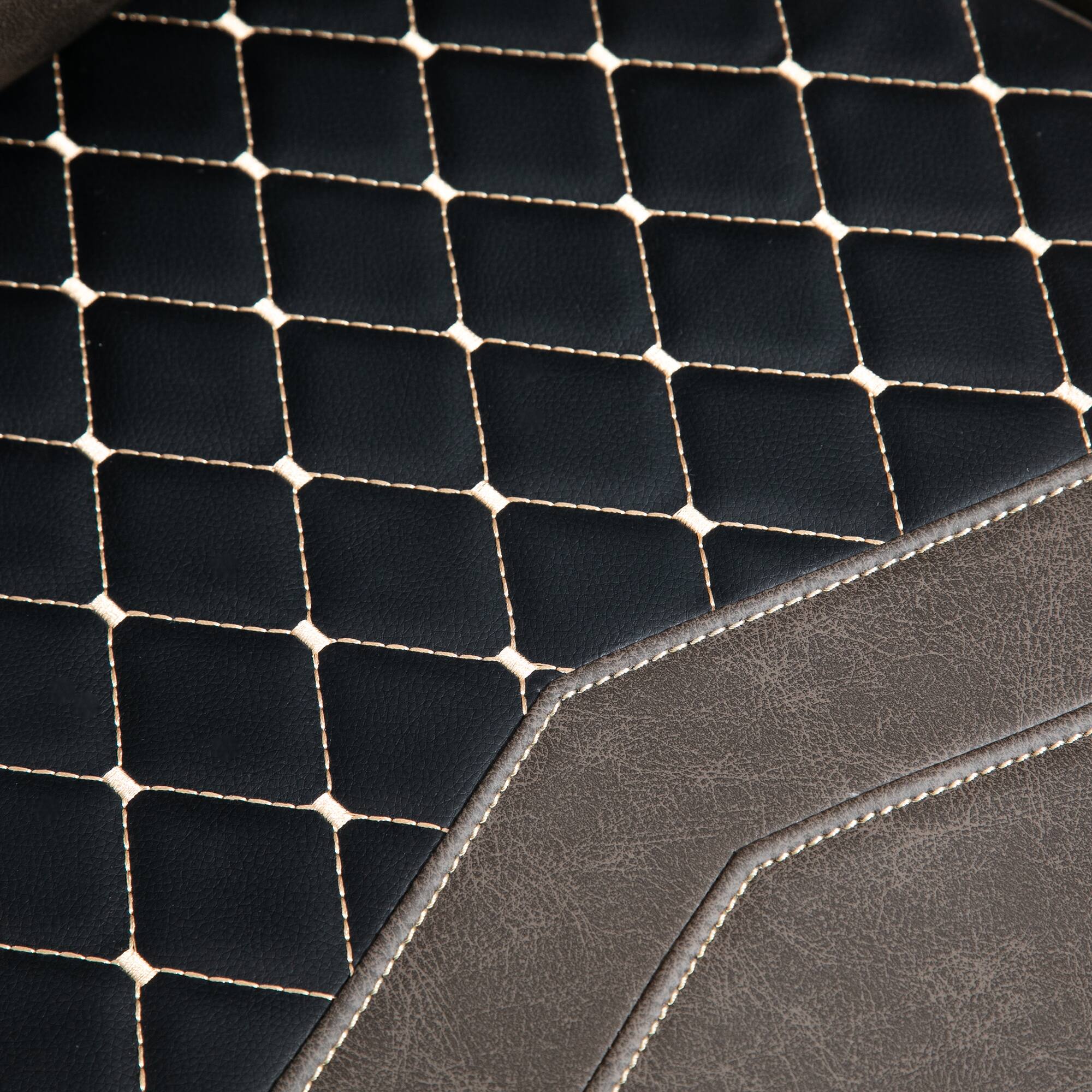 Alt View 8. Vinsetto - Racing Gaming Chair Diamond PU Leather Office Gamer Chair High Back Swivel Recliner with Footrest - Brown.