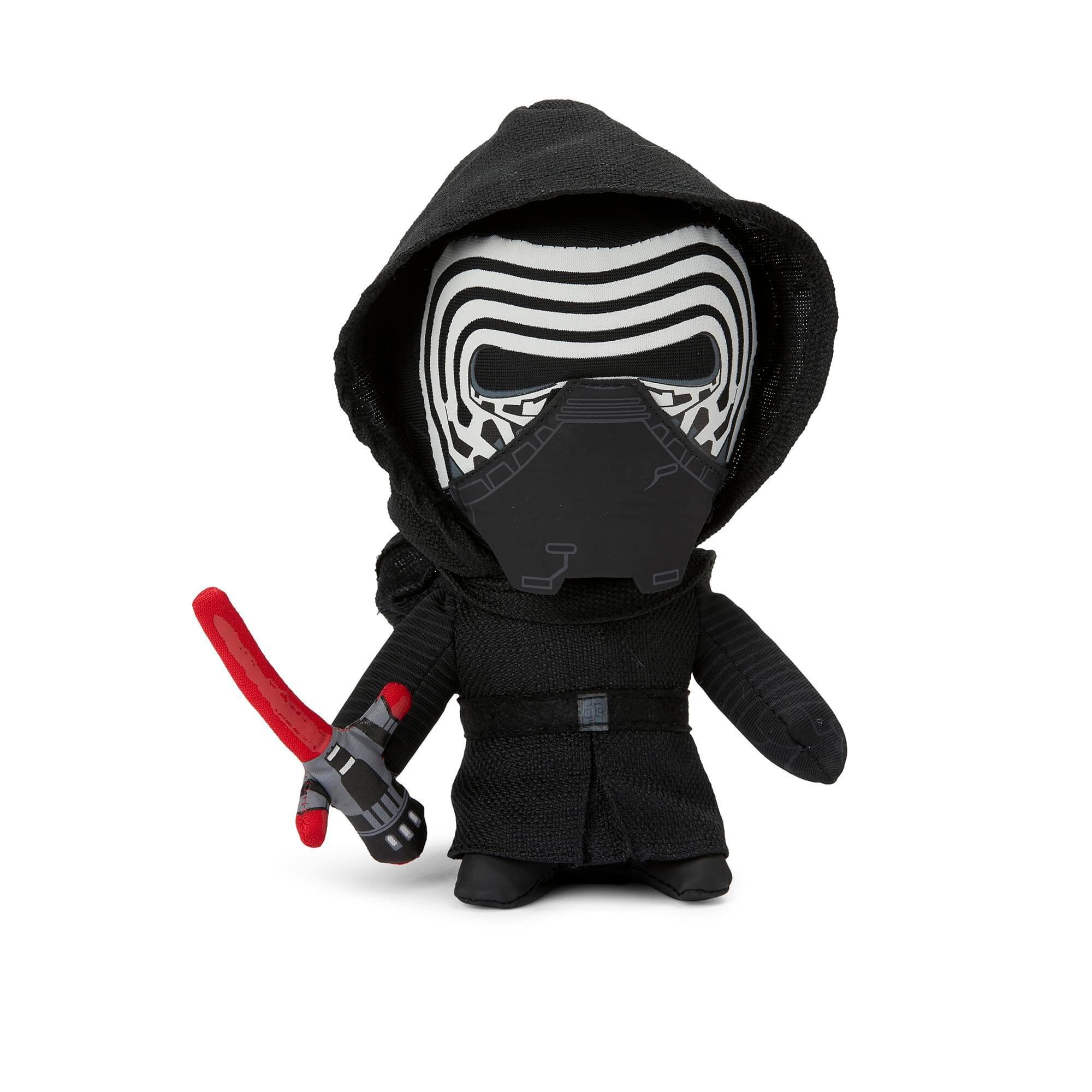 Front. Star Wars - Stuffed Star Wars Plush Toy - 9" Talking Kylo Ren Doll - Black/Red.