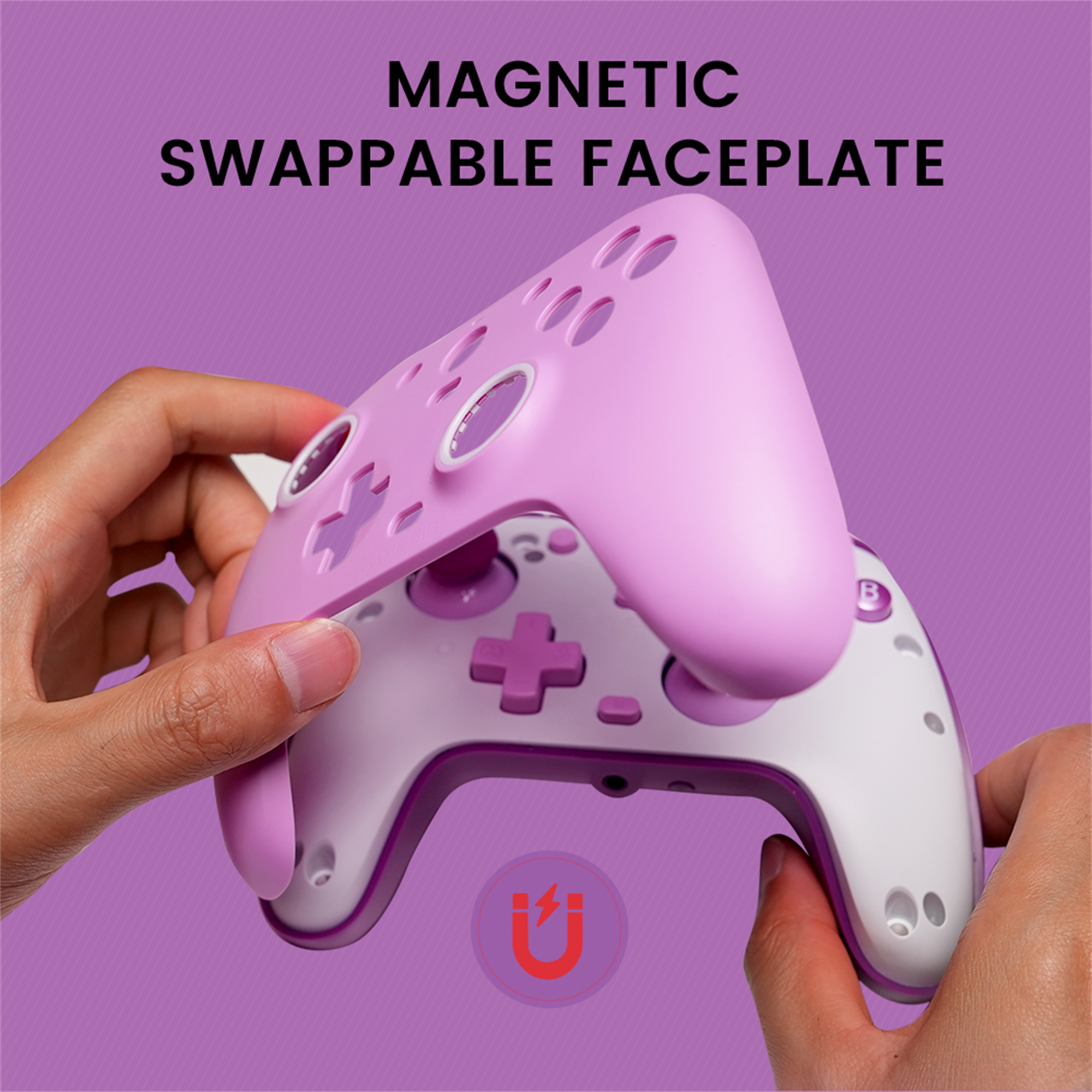 MAGNETIC SWAPPABLE FACEPLATE