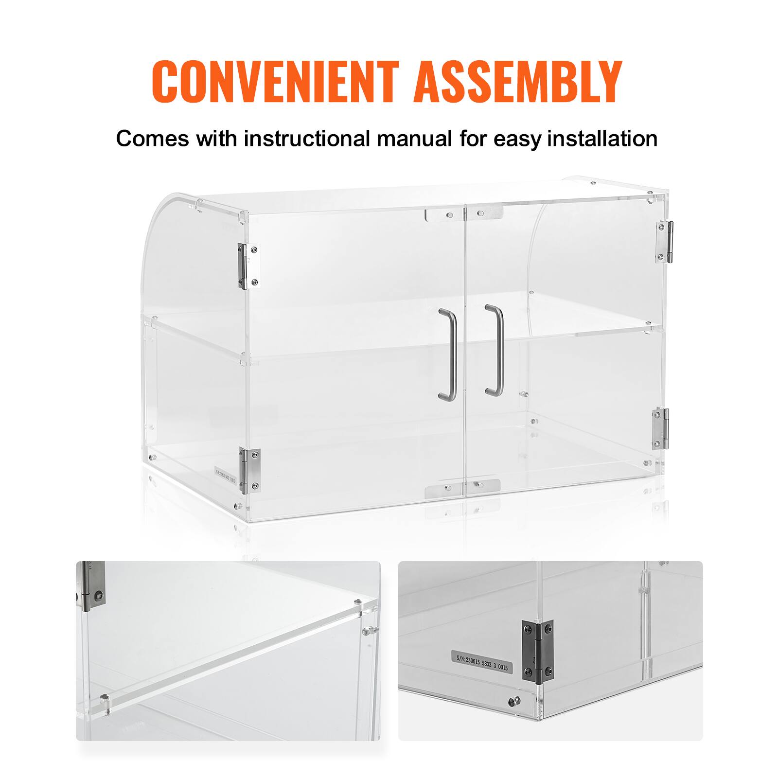 CONVENIENT ASSEMBLY  
Comes with instructional manual for easy installation