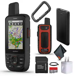 Garmin - GPSMAP 67i Rugged GPS Handheld Bundle - Black