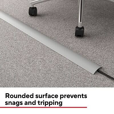 Rounded surface prevents snags and tripping