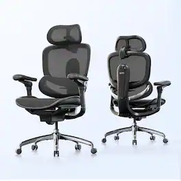 SIHOO - Doro C300 Pro V2 Ergonomic Gaming Chair, 8D Synchronized Arm Support, 3D Super Wide Soft Headrest - Black