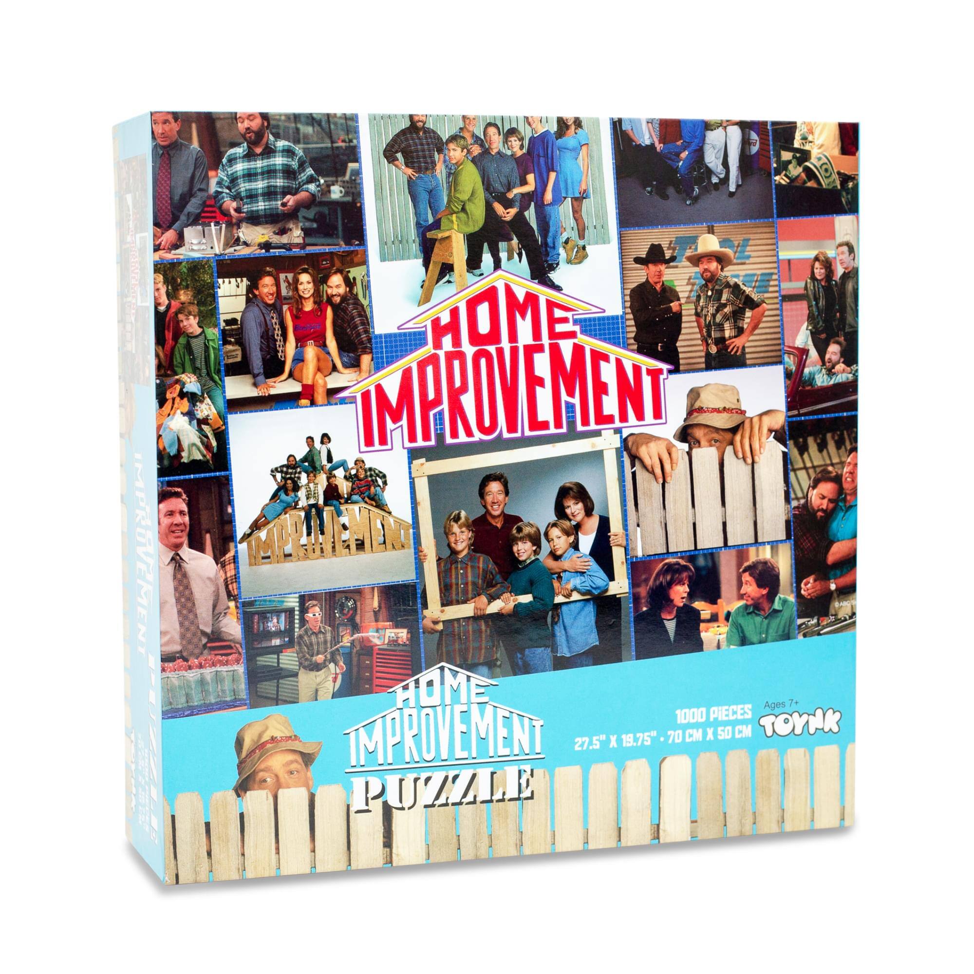 **Home Improvement Puzzle**

- **Ages:** 7+
- **Pieces:** 1000
- **Dimensions:** 27.5" x 19.75" (70 cm x 50 cm)
- **Brand:** Toyak

**Home Improvement**