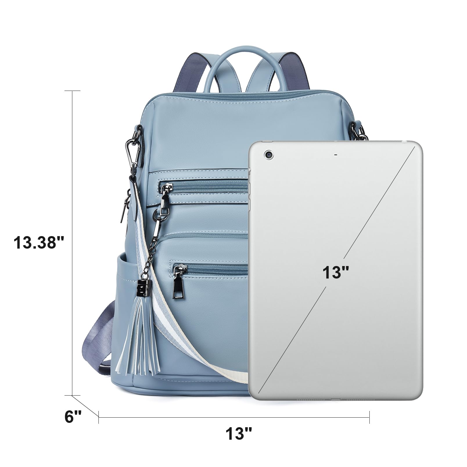 13.38"  
13"  
6"  
13"