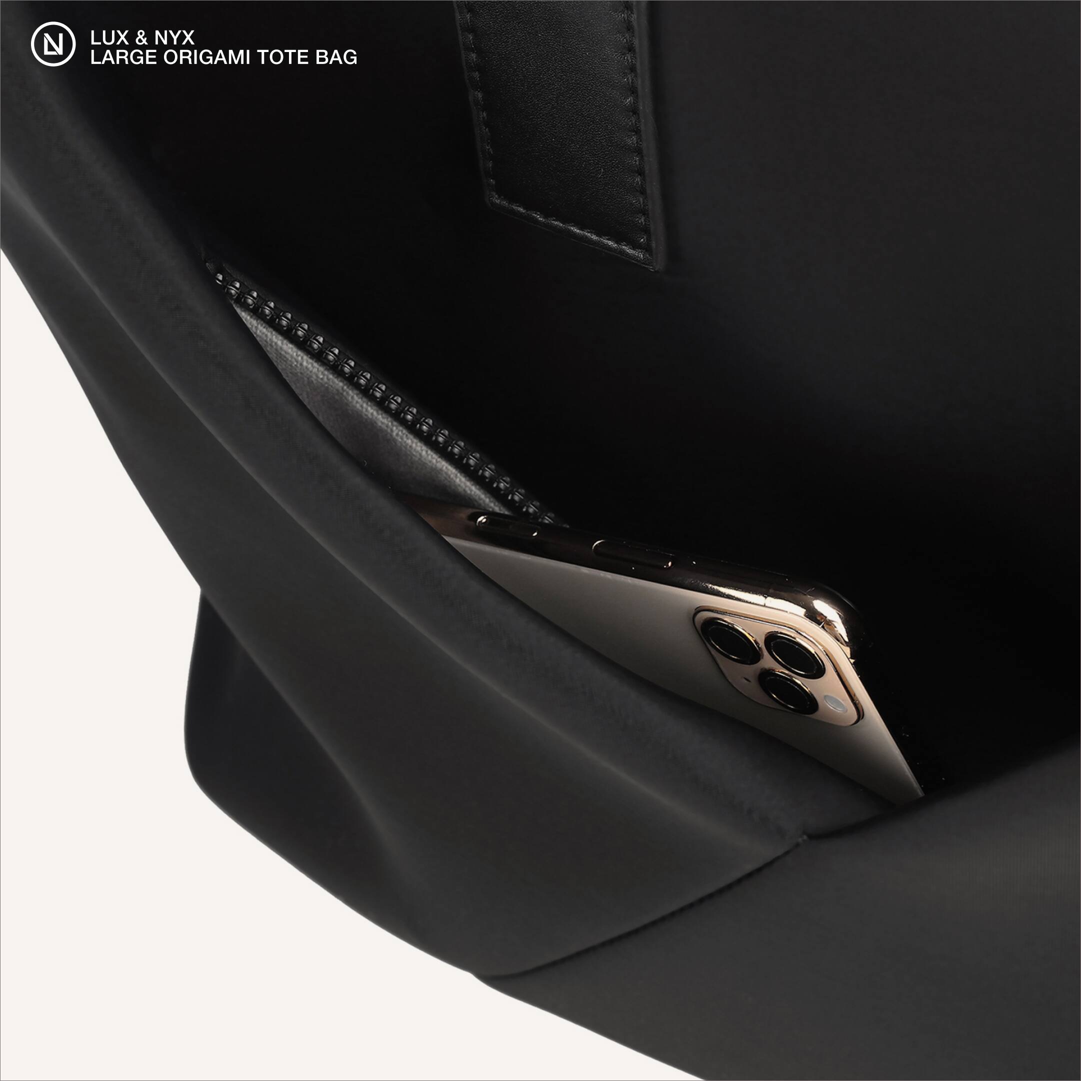 LUX & NYX  
LARGE ORIGAMI TOTE BAG