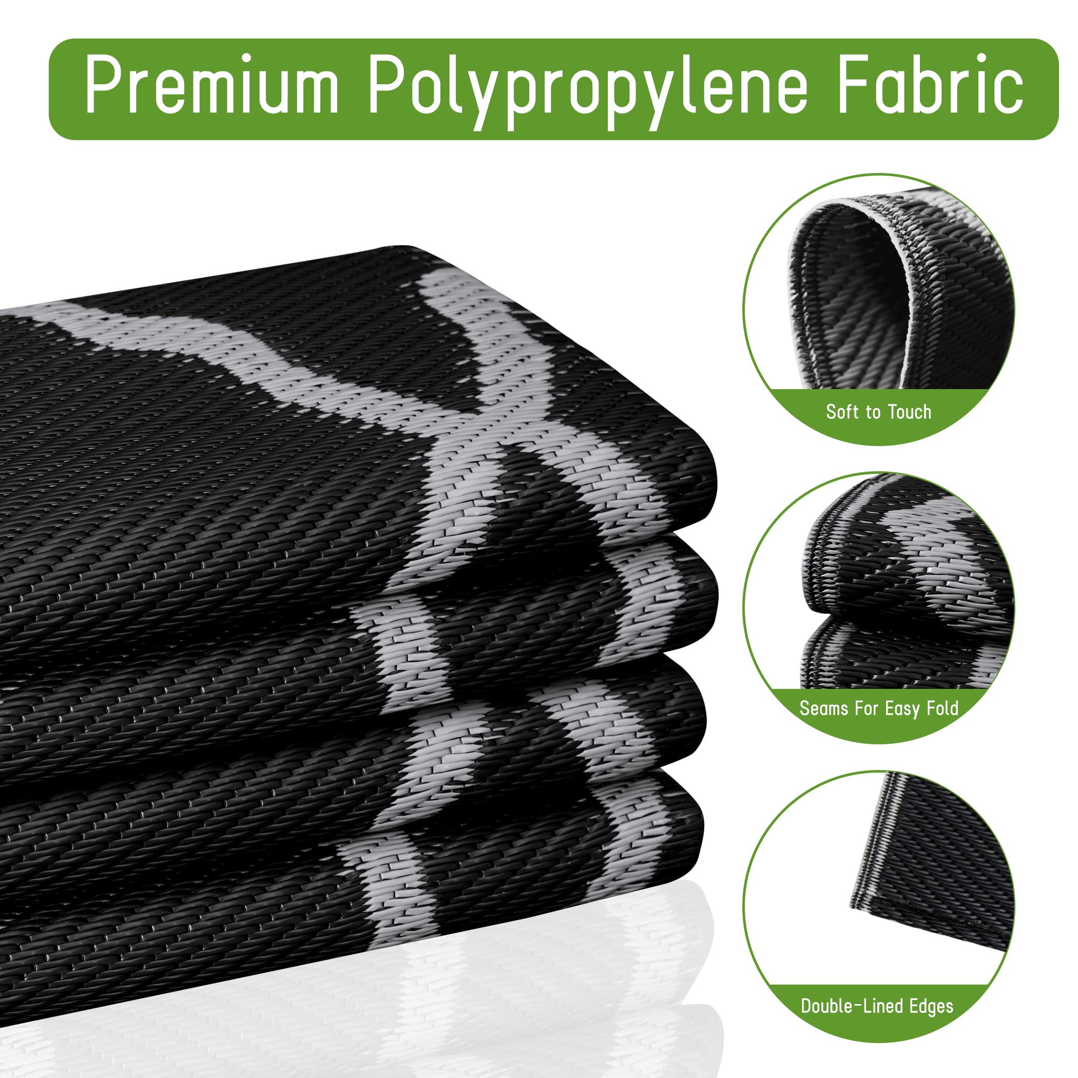 Premium Polypropylene Fabric

- Soft to Touch
- Seams For Easy Fold
- Double-Lined Edges