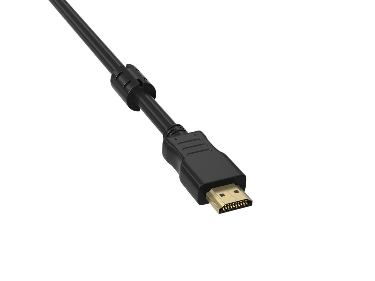 Left. Cable Leader - HDMI to DVI-D Single Link Male to Male Video Cable, 1080p@60Hz Gold-Plated for PC, Monitor, Older Display - Black.
