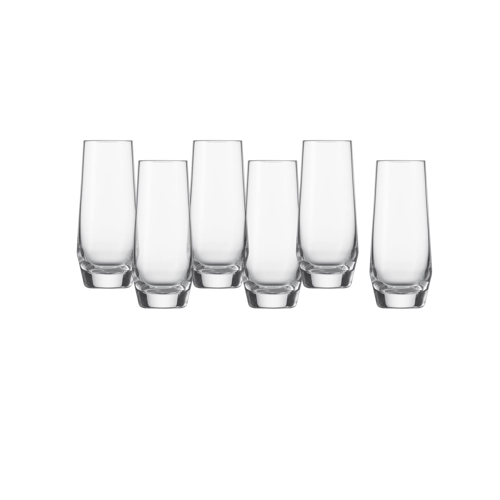 Front. Schott Zwiesel - Pure Tritan Crystal Stemless Champagne Glass, Set of 6 - Transparent.