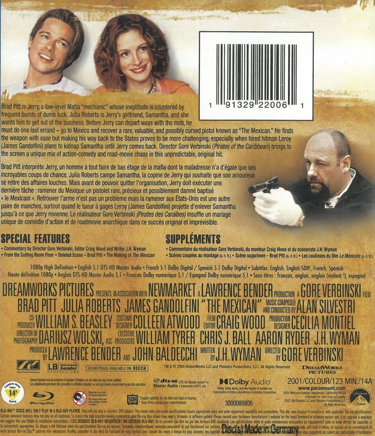 Alt View 1. The Mexican   - BLU-RAY.