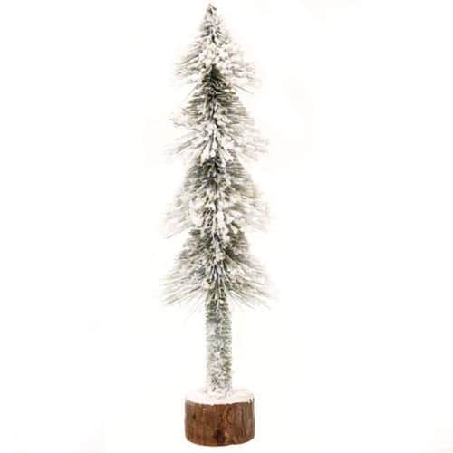 BreeBe - *Heavy Snowy Pencil Tree 20" - White