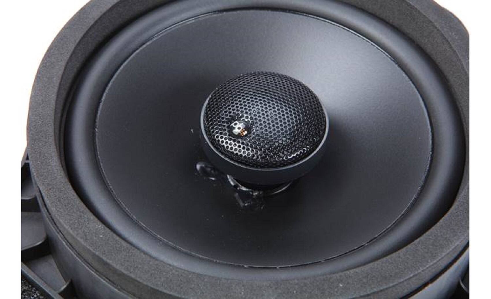 Alt View 13. Powerbass - OE Series 6.5in. 2-Way Coaxial OEM Replacement Speaker with Injection Molded PP Cone - black.