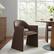 Front. Modway - Talia Dining Armchair - Chocolate Brown.