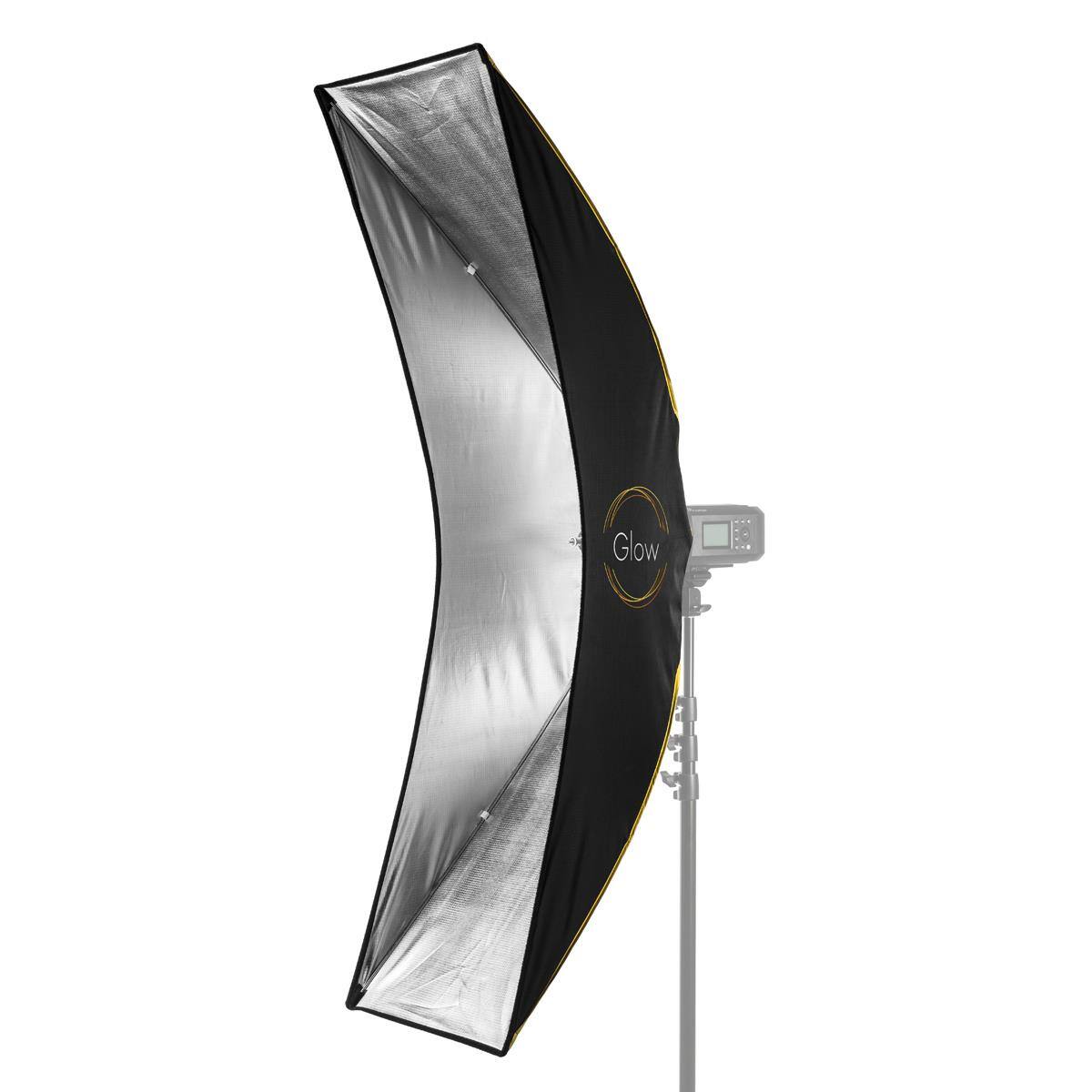 Alt View 1. Glow - Glow EZ Lock 16x60" ARC Curved Strip Light Softbox Bowens Mount Softbox for Strobes, Monolights & other Lights.