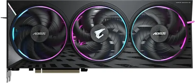 Aorus is the brand of the computer components in the image.