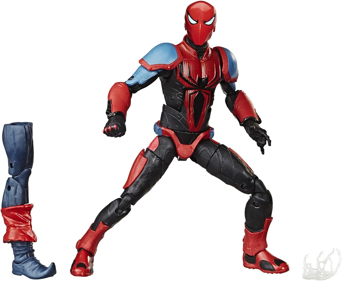 Left. Hasbro - Marvel Legends Spider-Man Series Spider Armor MK III 6" Collectible Action Figure.