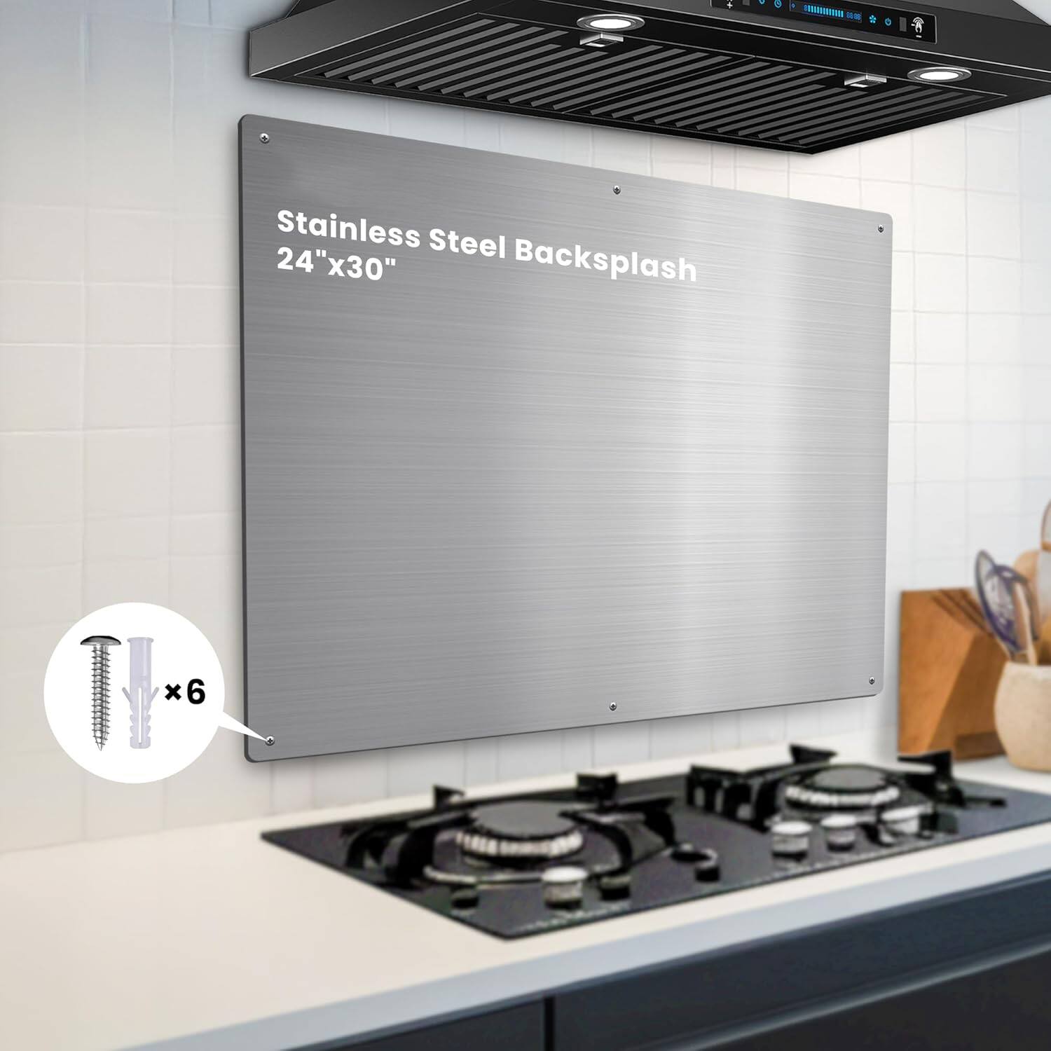 FROIDSOUSSON  
Stainless Steel 24"x30" Backsplash  
x6
