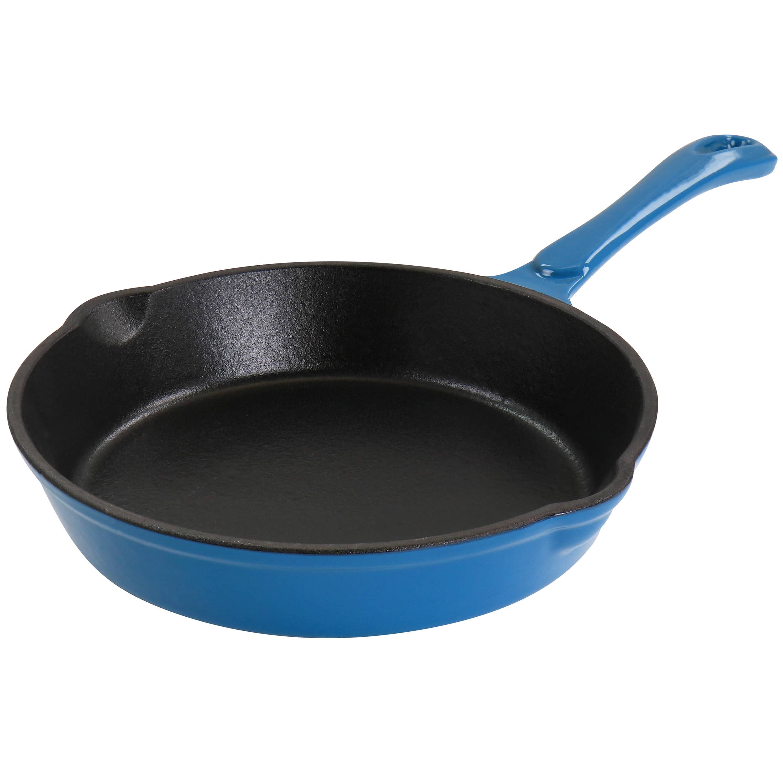 MegaChef - Enameled Round 8 Inch PreSeasoned Cast Iron Frying Pan - Turquoise price history on PriceWatchPro
