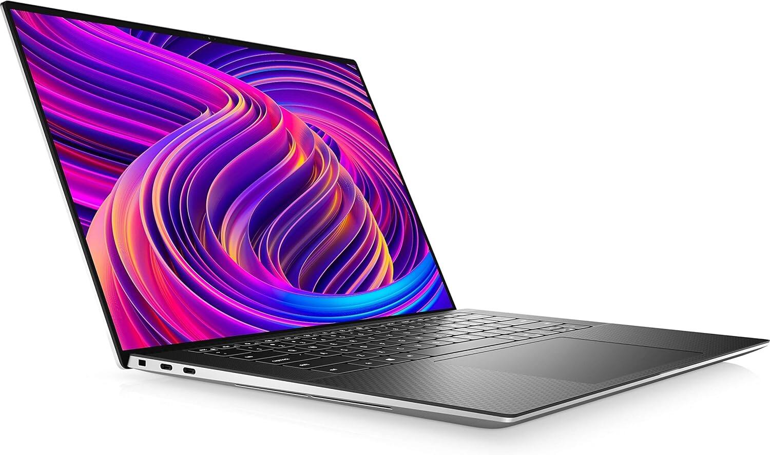 Left. Dell - XPS 15 9510 15.6" Touchscreen Laptop | Intel i9-11900H | 32GB RAM | 512GB SSD | NVIDIA RTX 3050Ti | Fingerprint | Webcam.