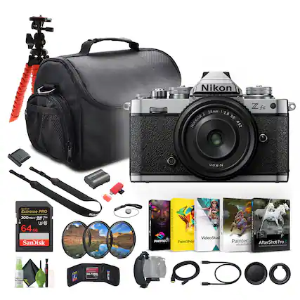Nikon 28mm 1:2.8 SE NIKKOR Z 52 Zfc
Nikon LanLine Extreme PRO 200 MILI TM
64 GB SanDisk
NIkO A
Pia EORAPUATSRR
Painter VideoStud
MOTO PaintShop
REETON 19ft
Painter AfterShot Pro
essentials - CH ULTIMA U3 N