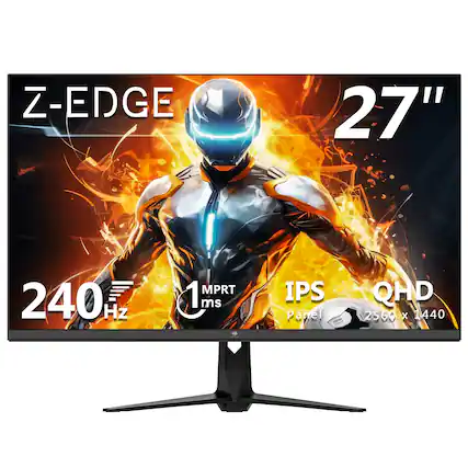 Z-EDGE 27" 240 Hz 1ms MPRT IPS Panel QHD 2560 x 1440