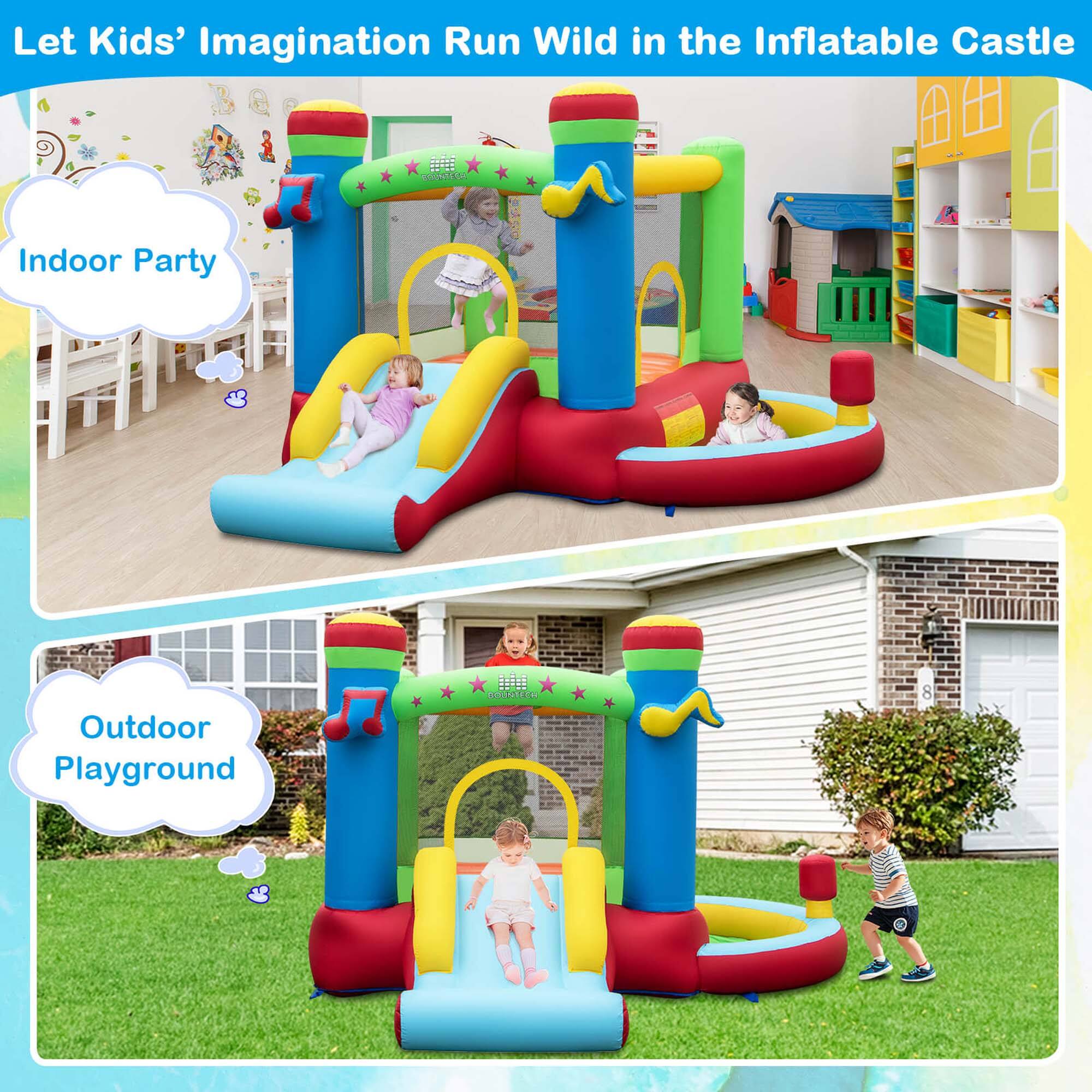 Let Kids' Imagination Run Wild in the Inflatable Castle Indoor Party Outdoor Playground
