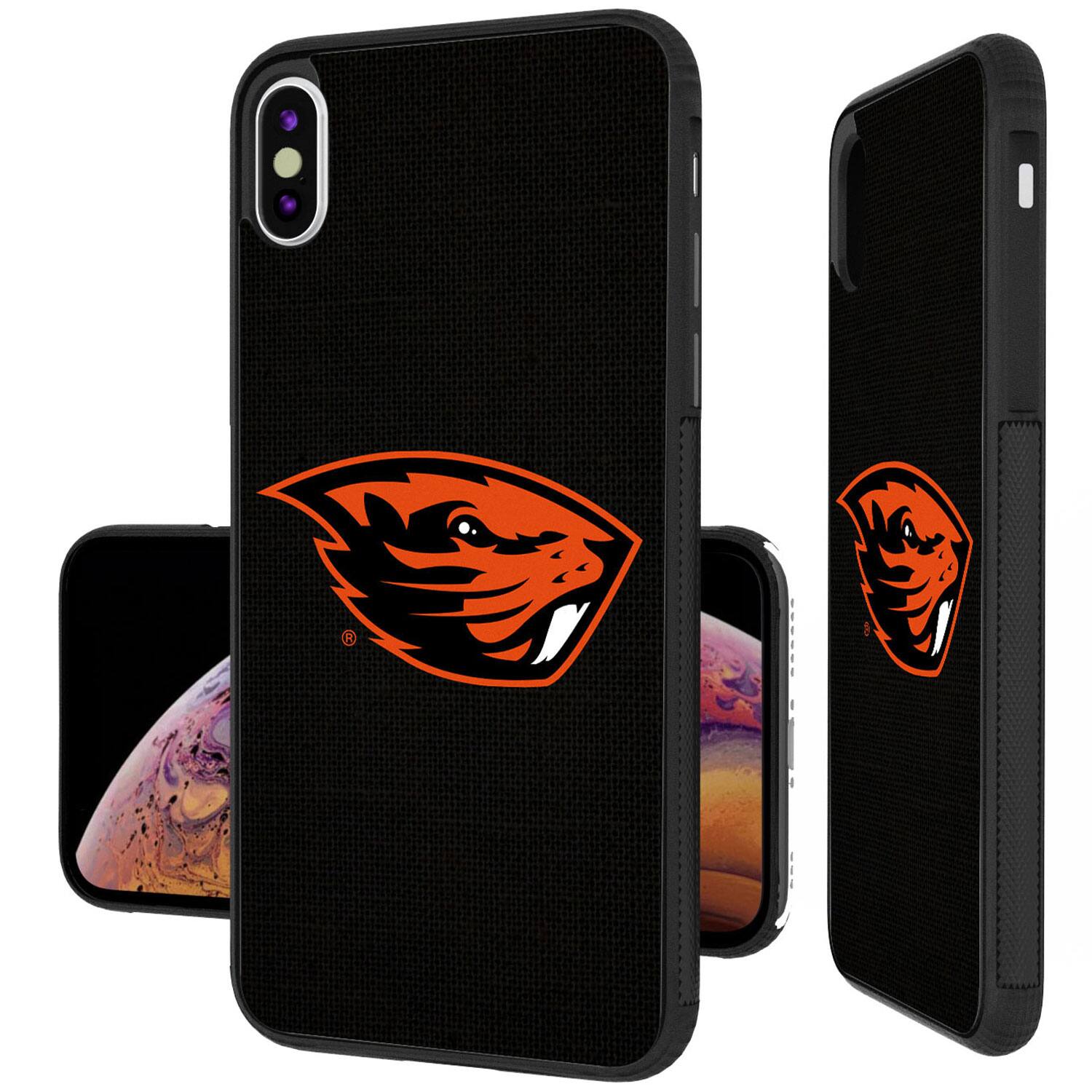 Alt View 3. Keyscaper - Oregon State Beavers iPhone Solid Design Bump Case - 13 Pro - Multicolor.