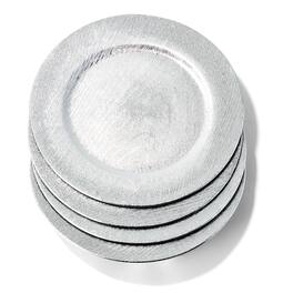 American Atelier - Set of 4 Charger Plate 13" - Silver