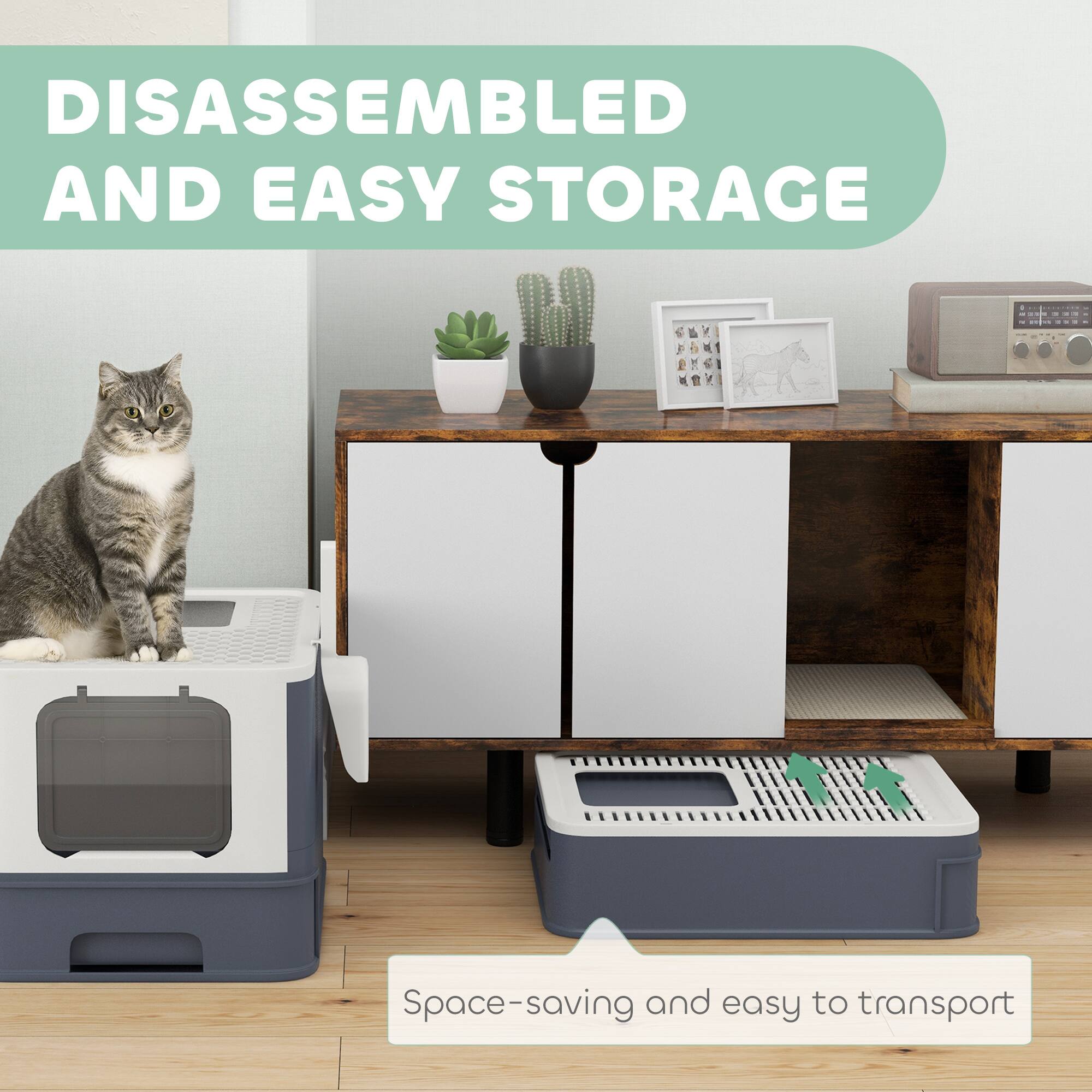 DISASSEMBLED AND EASY STORAGE

Space-saving and easy to transport