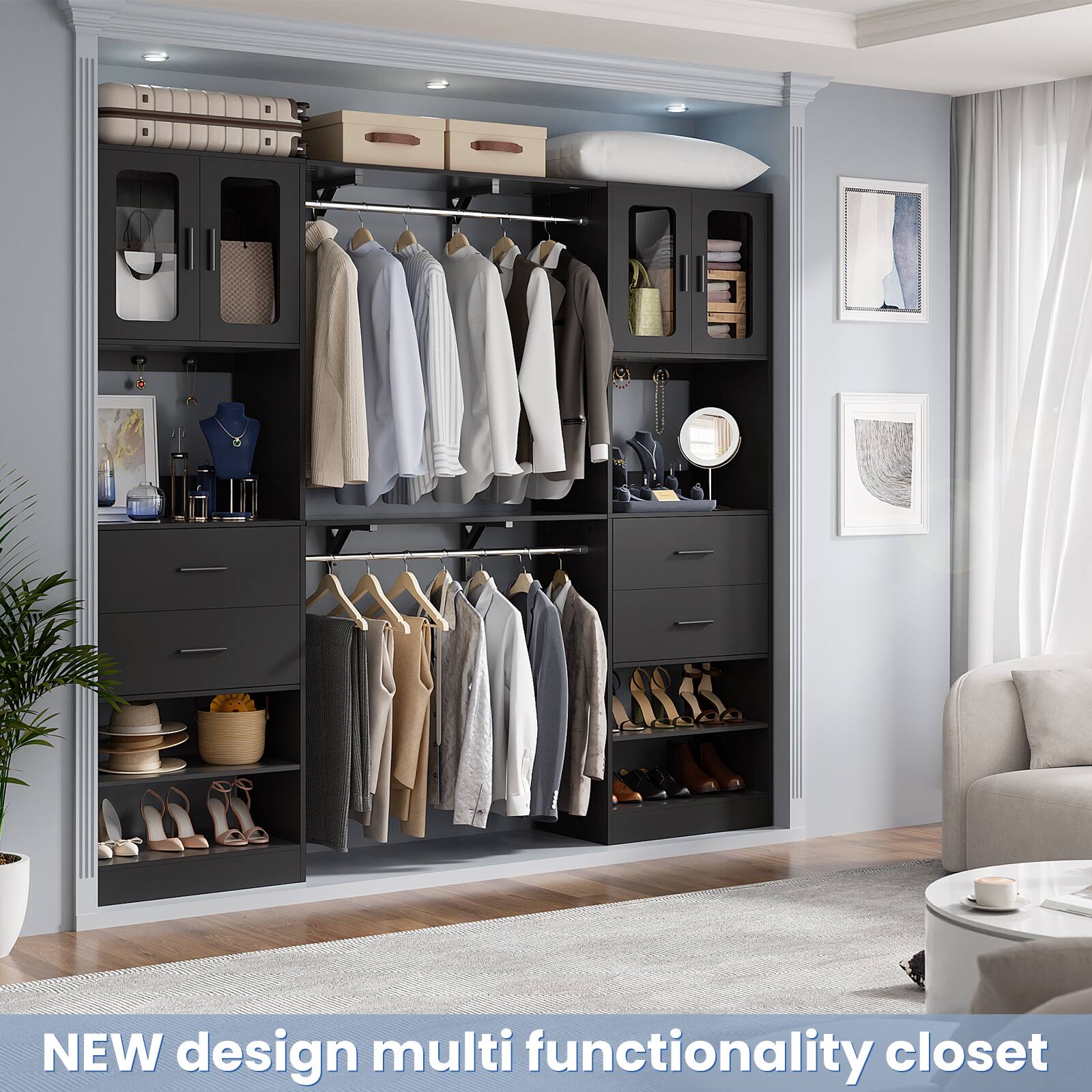 NEW design multi functionality closet