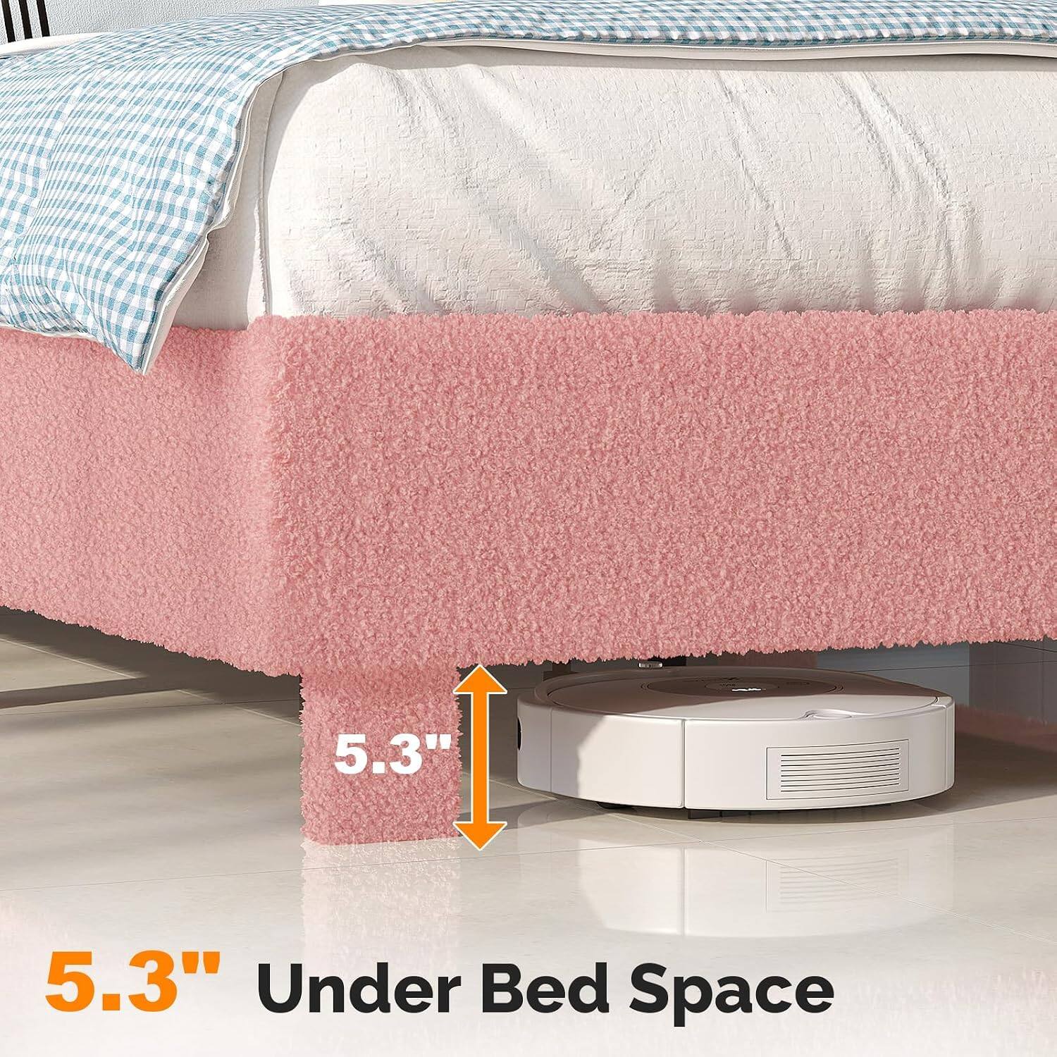5.3" Under Bed Space