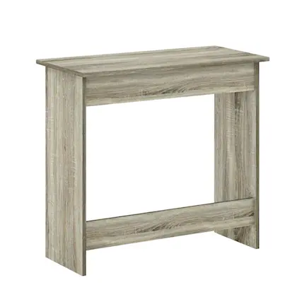 Front. BisonOffice - Sonoma Oak Study Table with Compact Design and Durable Construction - Sonoma Oak.