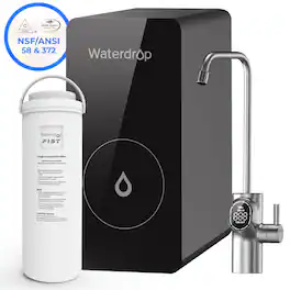 Waterdrop - D6 Reverse Osmosis System Extra WD-D6RF Water Filter - Black