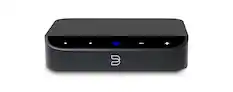 Front. Bluesound - NODE NANO Wireless Streaming Media Player - Black.