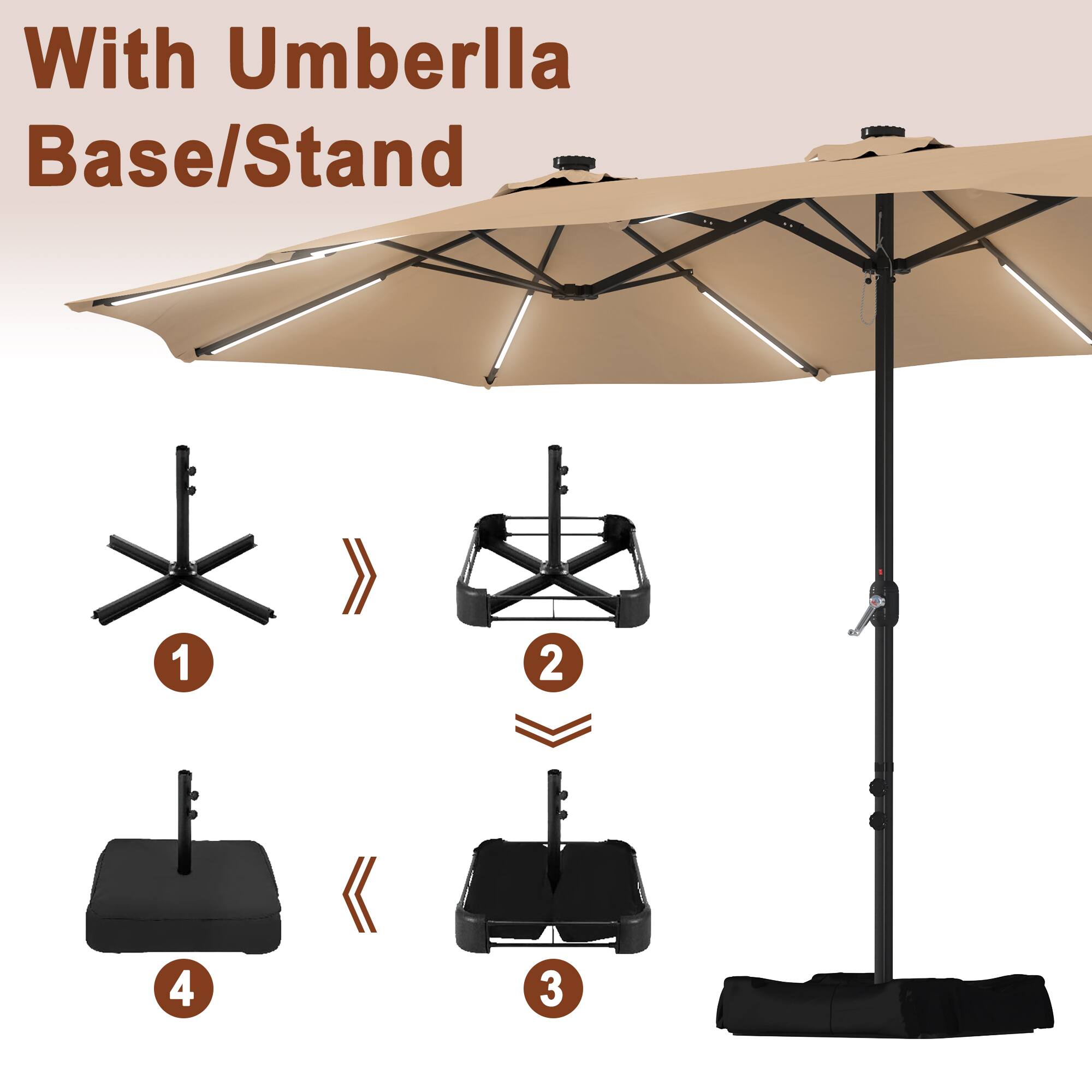 With Umbrella Base/Stand

1  
2  
3  
4