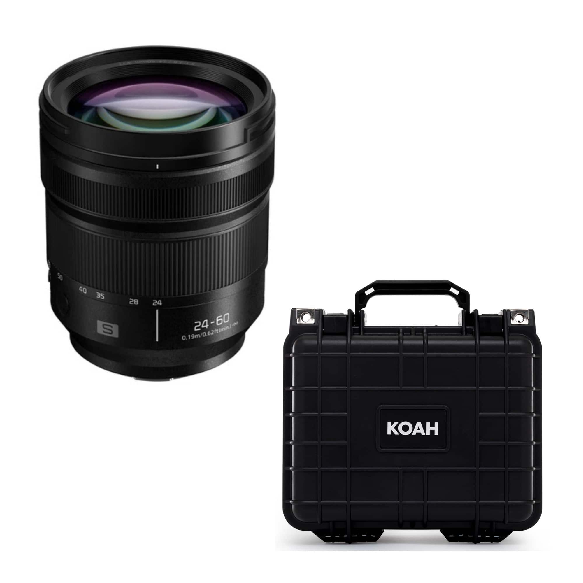 Panasonic - LUMIX S Series 24-60mm F2.8 L-Mount Lens Bundle with Case