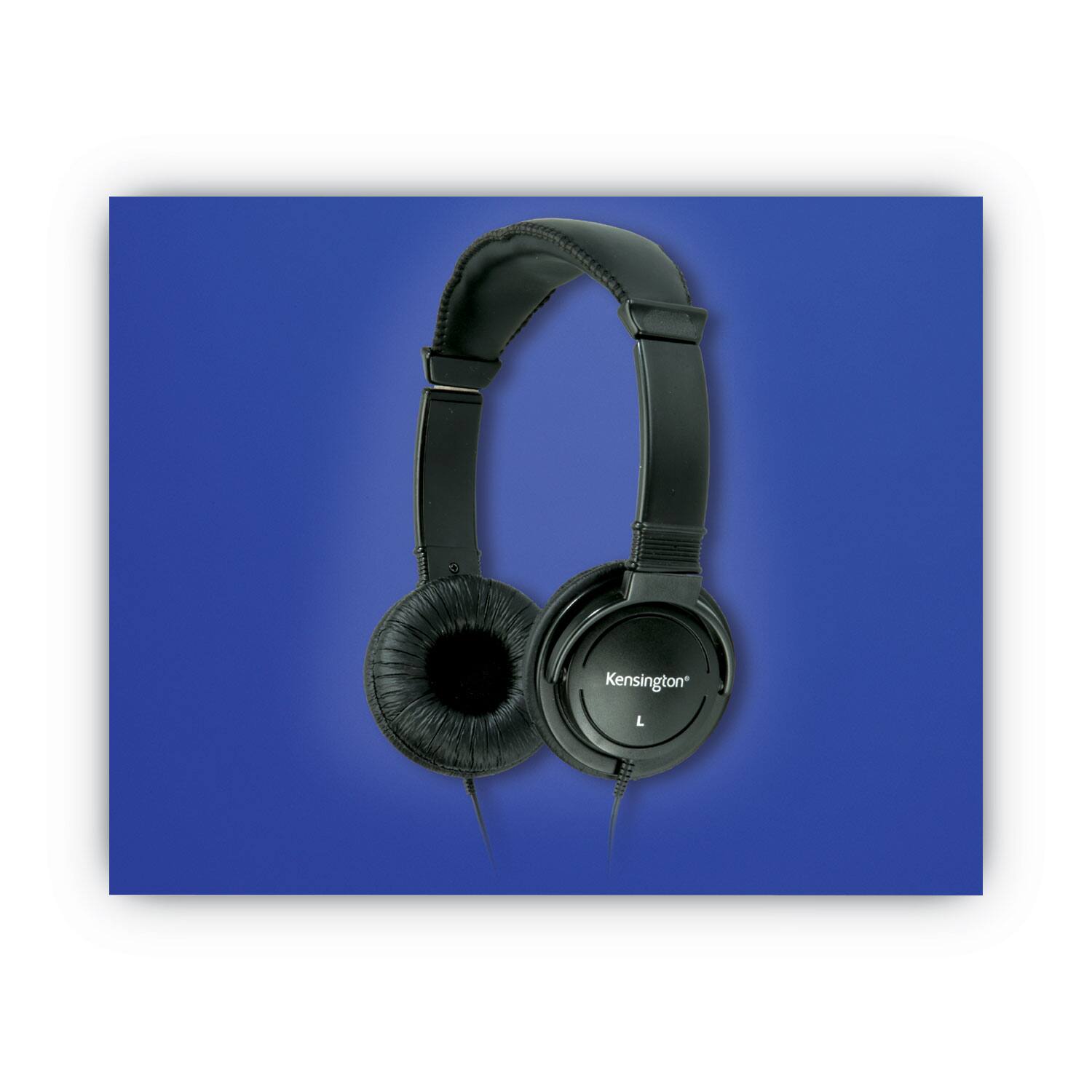 Alt View 4. Kensington - K33137 Hi-Fi Headphones with Plush Sealed Earpads - Black - Black.