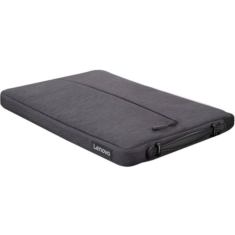 Alt View 3. Lenovo - Lenovo Urban Carrying Case (Sleeve) for 14" Notebook - Charcoal Gray - Water Resistant, Drop Resistant, Scratch Resistan - Charcoal Gray.