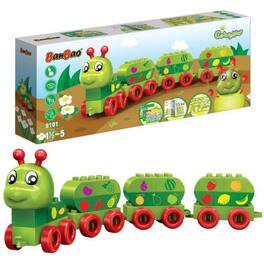 BanBao - Caterpillar Fruits Building Kit STEM Toy(39 pcs) Building Set for Kids