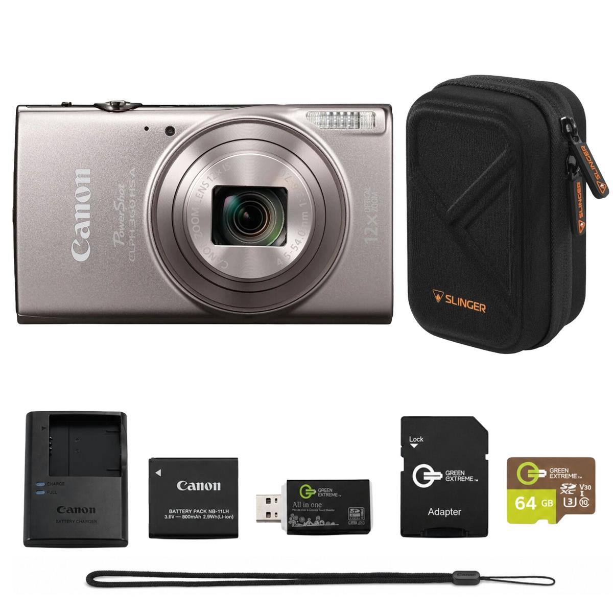 Canon PowerShot ENS 700M CANO 5-54 OPTICAL ZOOM 12x

SLINGER SLINGER SLINGER

Canon SATTERY CHARGER

Canon BATTERY PACK NB-11LH 3.6V-800mAh 2.9Wh (Li-ion)

GREEN EXTREME All in one SP

GREEN EXTREME Adapter

GREEN EXTREME SO V30 XC I 64 GB U