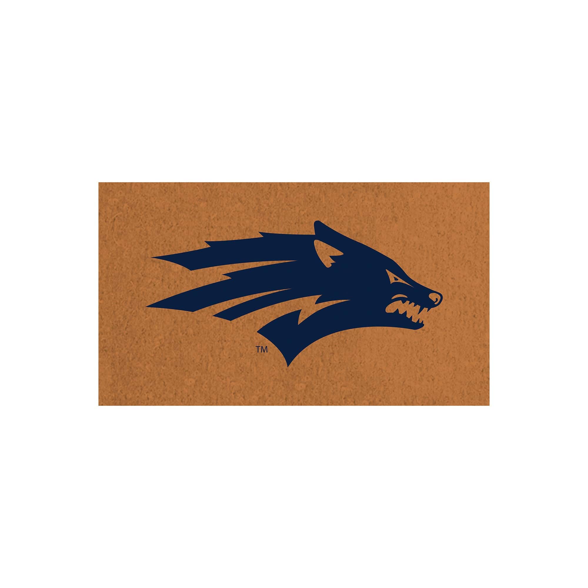 Evergreen Enterprises - Nevada Wolf Pack 28" x 16" Team Logo Outdoor Coir Mat - Multicolor