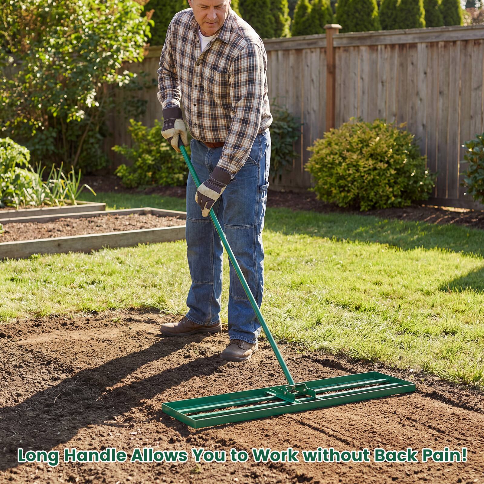 Long Handle Allows You to Work without Back Pain!