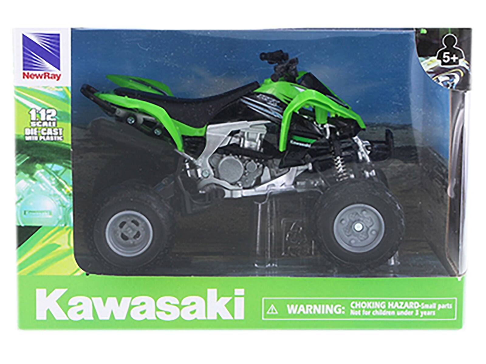 NewRay 5+ 1:12 SCALE DIE CAST STM MASIK Kawasaki WARNING: Not CHOKING HAZARD-Small parts for children under 3 years