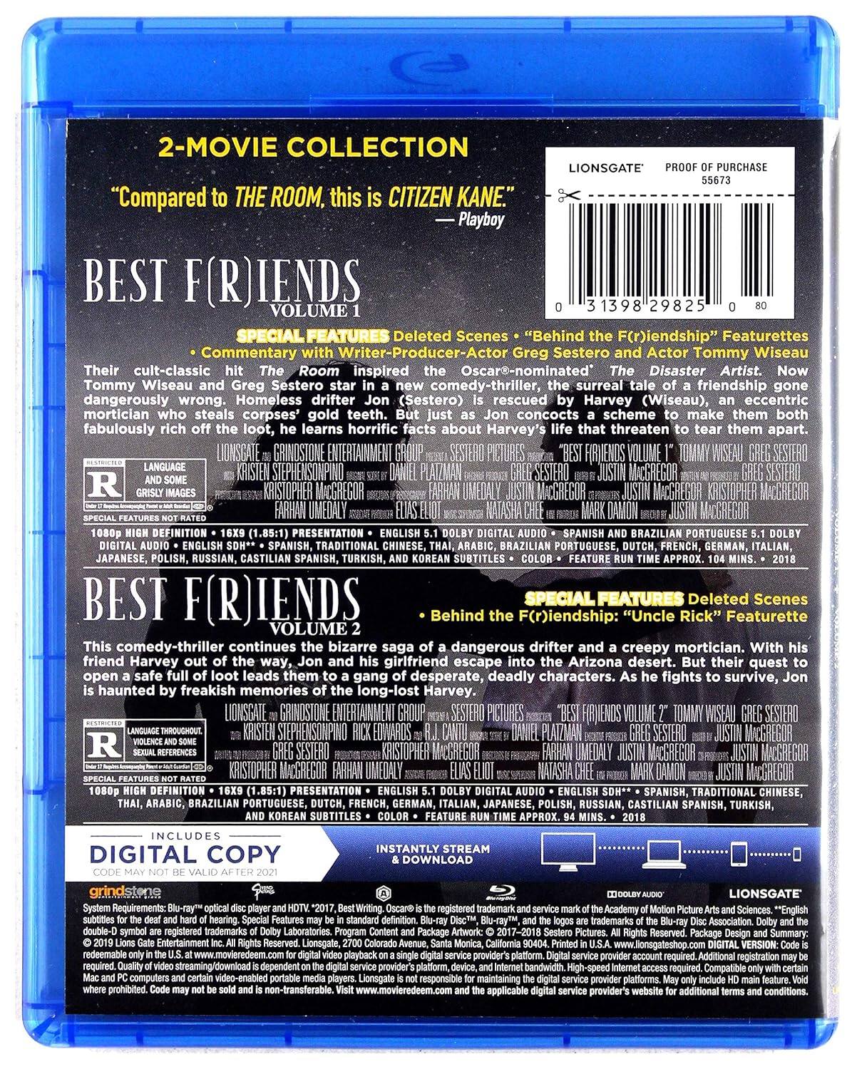 Alt View 1. Best F(r)iends: Volumes 1 and 2   - BLU-RAY.